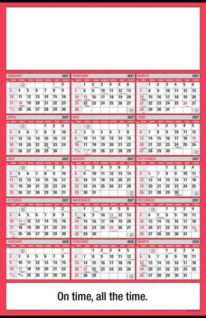 PCA 5500 15-Month Double AD - Wall Calendars