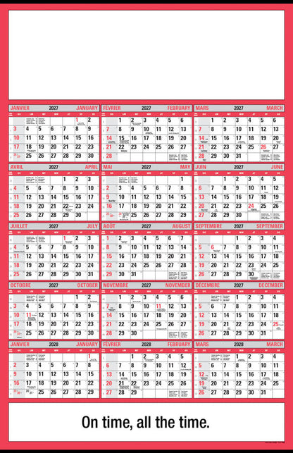 PCA 5500 15-Month Double AD - Wall Calendars