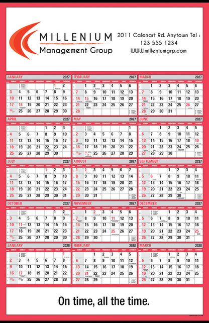 PCA 5500 15-Month Double AD - Wall Calendars