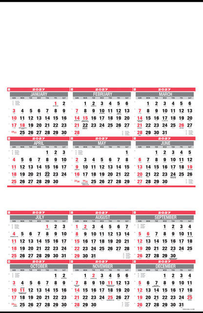 PCA 5550 12-Month Double AD - Wall Calendars