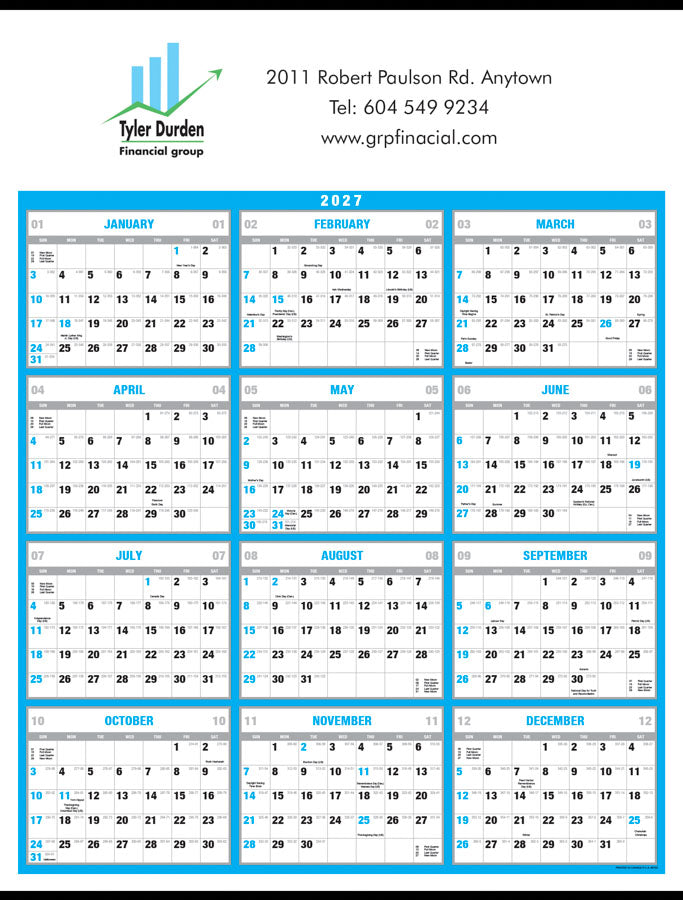 PCA 5700 Memo - Wall Calendars