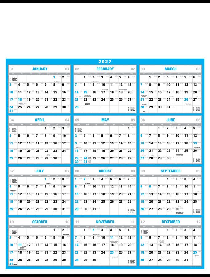 PCA 5700 Memo - Wall Calendars