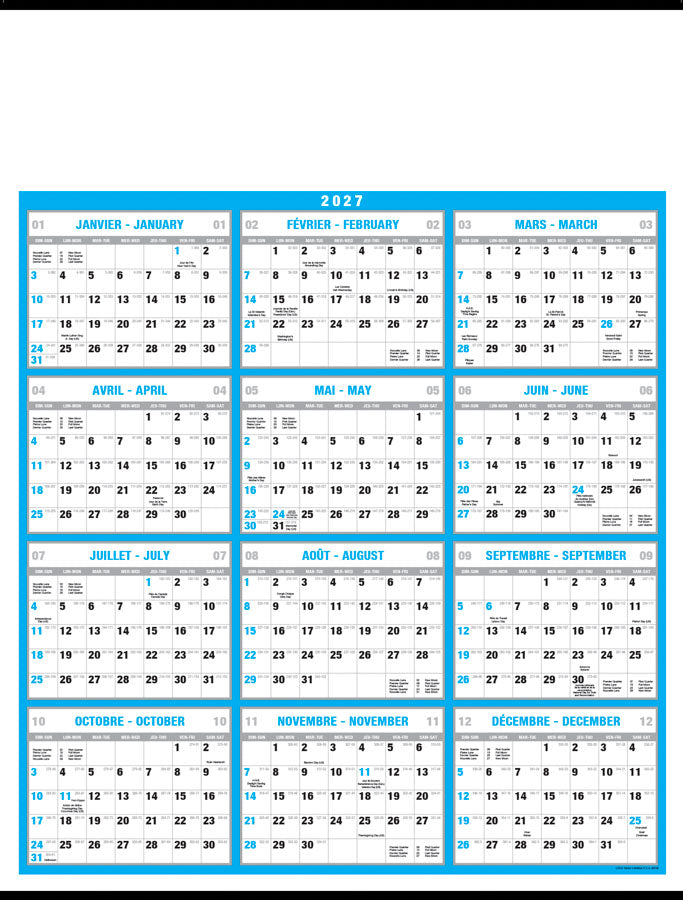 PCA 5700 Memo - Wall Calendars