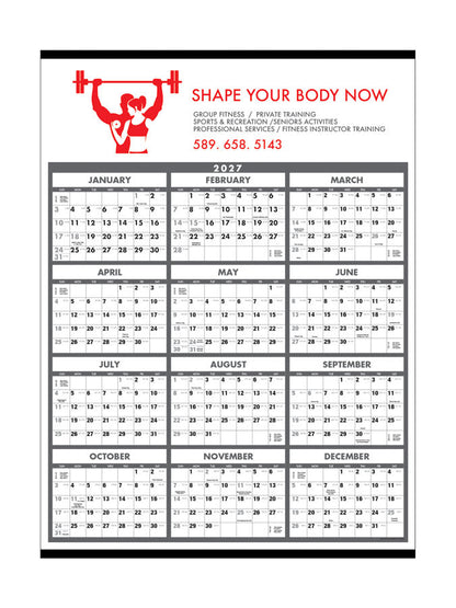 PCA 5750 Classic Black & White - Wall Calendars