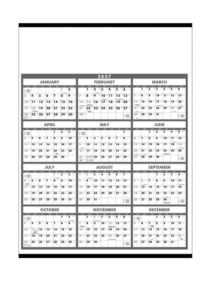 PCA 5750 Classic Black & White - Wall Calendars