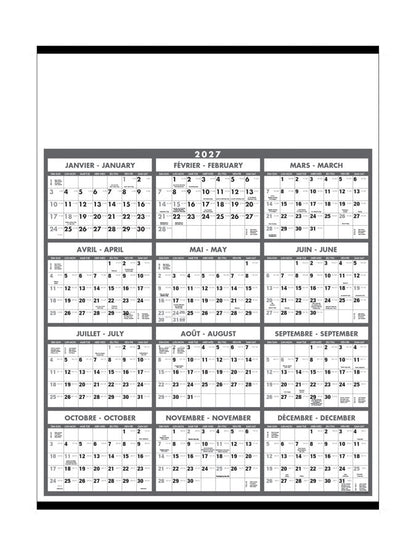 PCA 5750 Classic Black & White - Wall Calendars