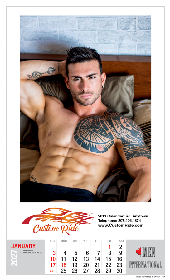 PCA Calendar 6050 Men International