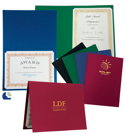 PCA 8130  LINEN CERTIFICATE HOLDER