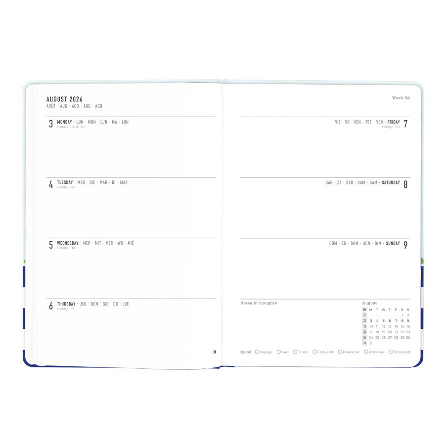 C031974 /  C031975  Letts Citrus Academic Weekly Planner