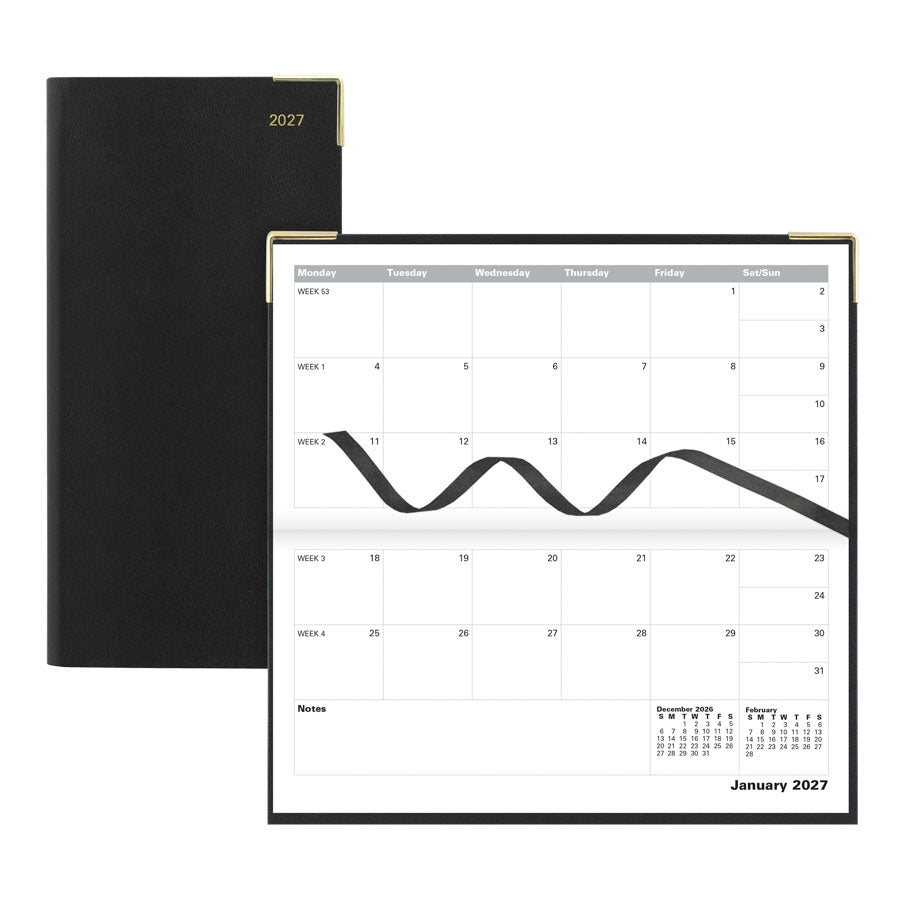 Letts Classic Slim Monthly Pocket Planner C12S