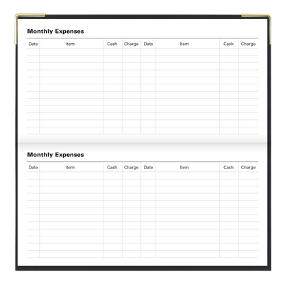 Letts Classic Slim Monthly Pocket Planner C12S