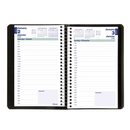 Essential Daily Appointment Book, 2027, Bilingual (C1504.81BT-27, C1504.82BT-27, C1504.83BT-27) - Blueline
