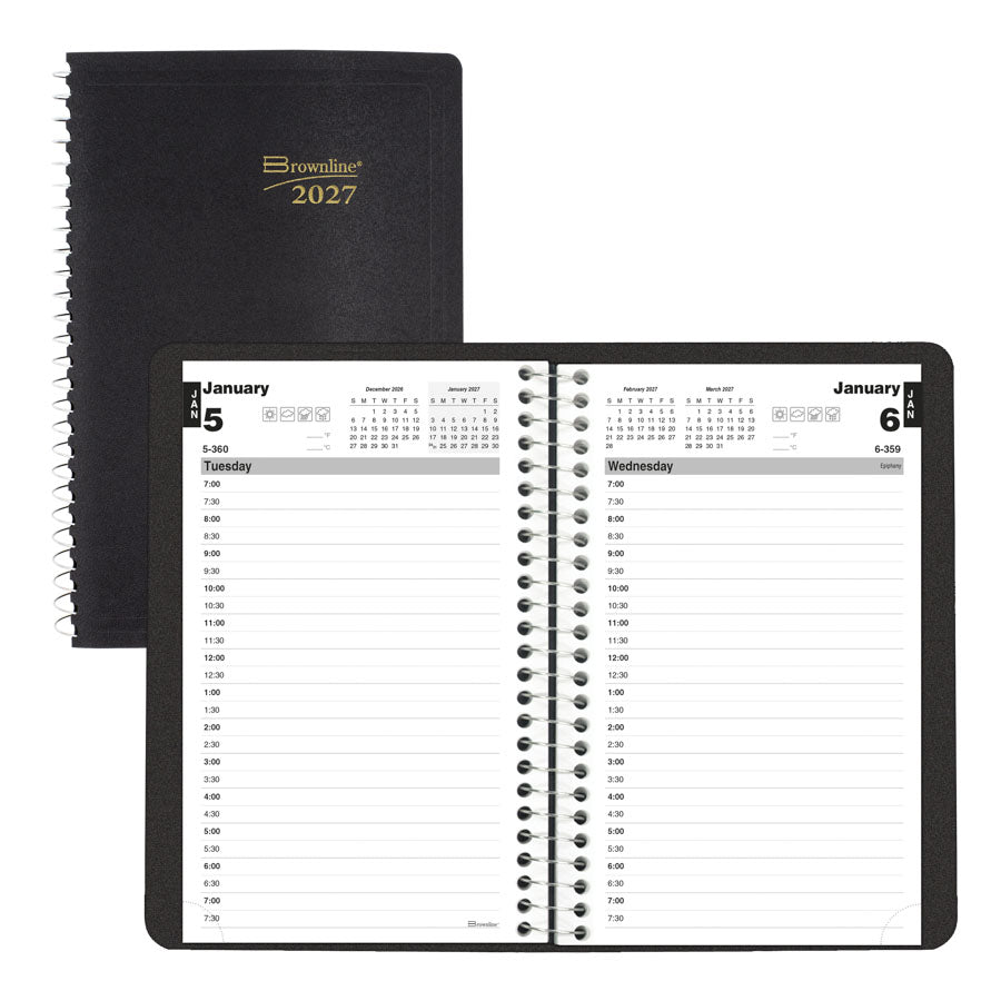 Brownline Essential Daily Planner C2504.81T