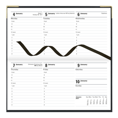 Letts Classic Slim Weekly Horizontal Pocket Planner C32S