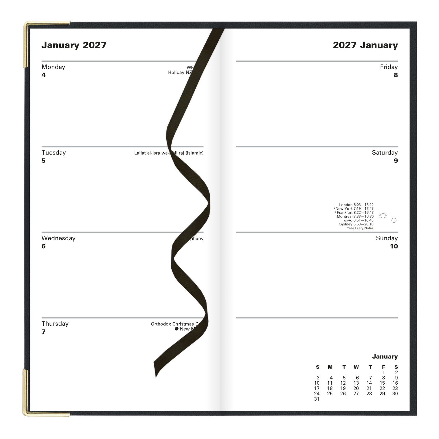 Letts Classic Pocket Slim Weekly Upright Planner C32SU