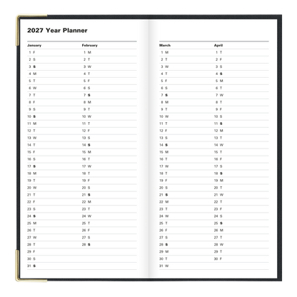 Letts Classic Pocket Slim Weekly Upright Planner C32SU