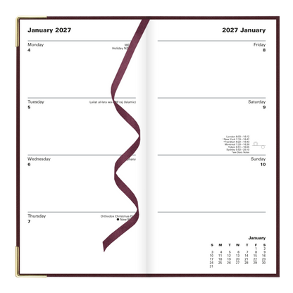 Letts Classic Pocket Slim Weekly Upright Planner C32SU
