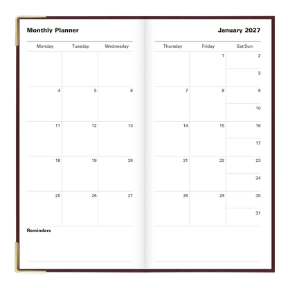 Letts Classic Pocket Slim Weekly Upright Planner C32SU