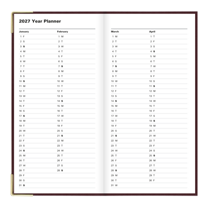 Letts Classic Pocket Slim Weekly Upright Planner C32SU