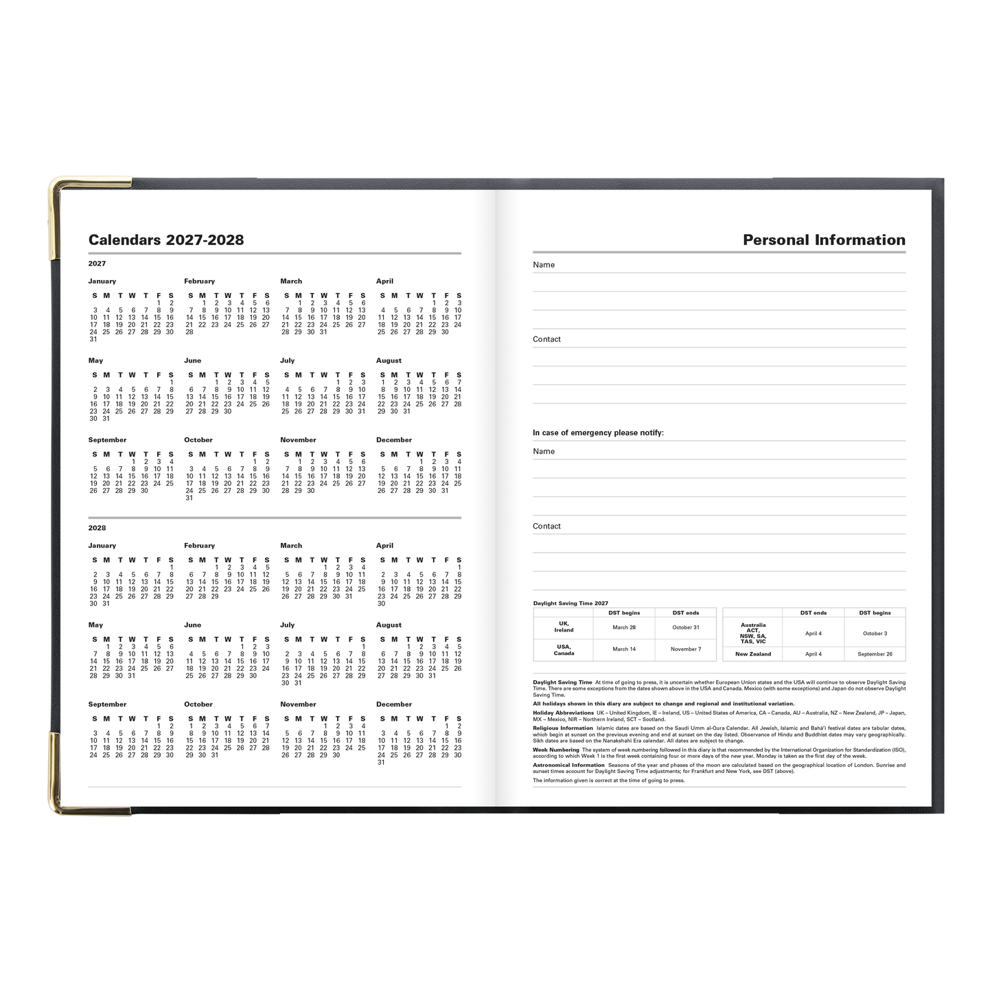 Letts Classic Weekly Desk Planner C32XBK