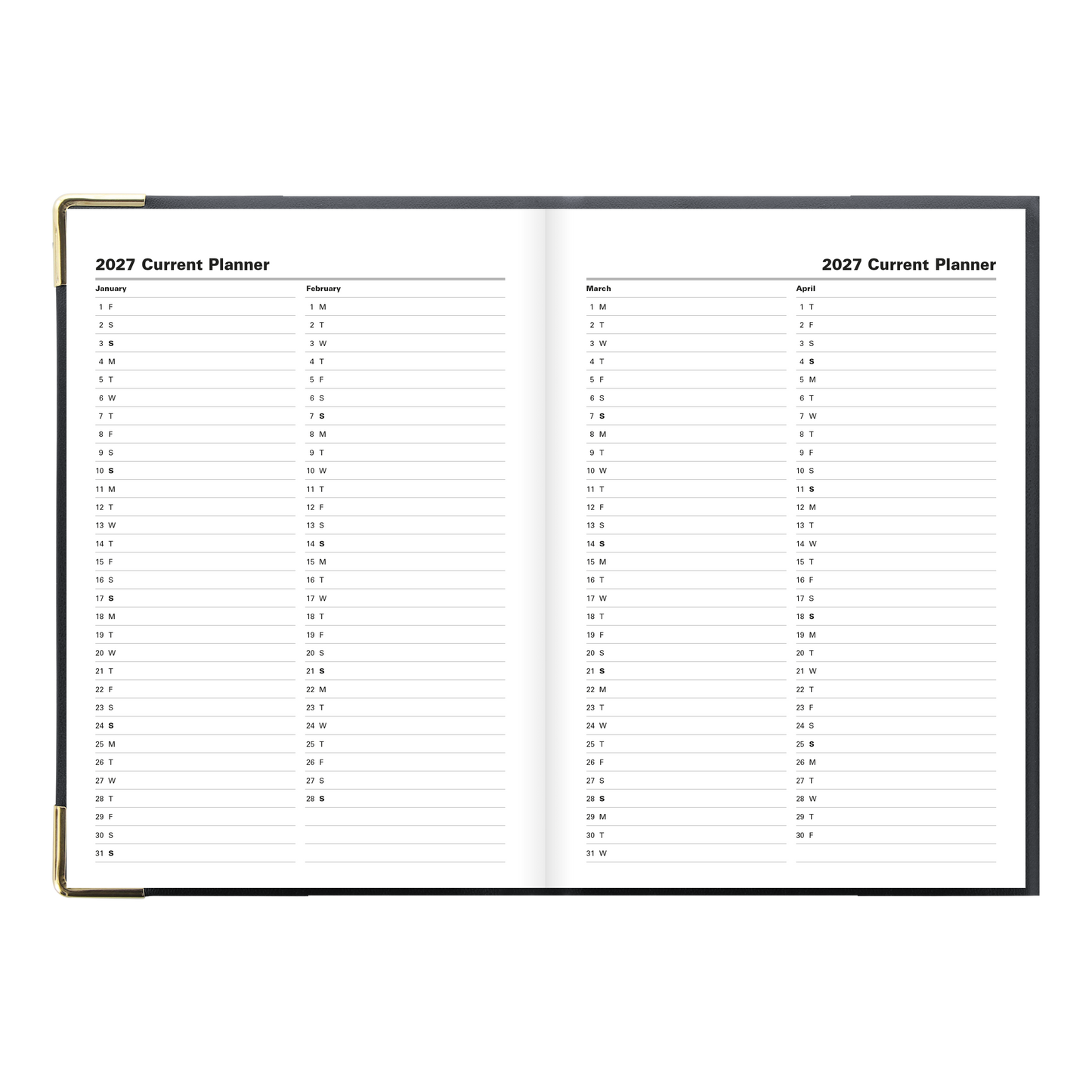 Letts Classic Weekly Desk Planner C32XBK