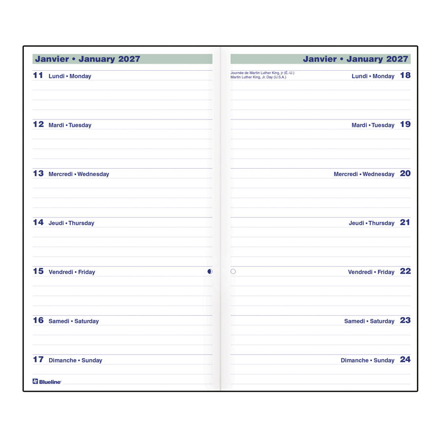 Blueline/Brownline Two-Week Pocket Planner C5626.81Z/C5626.81BZ