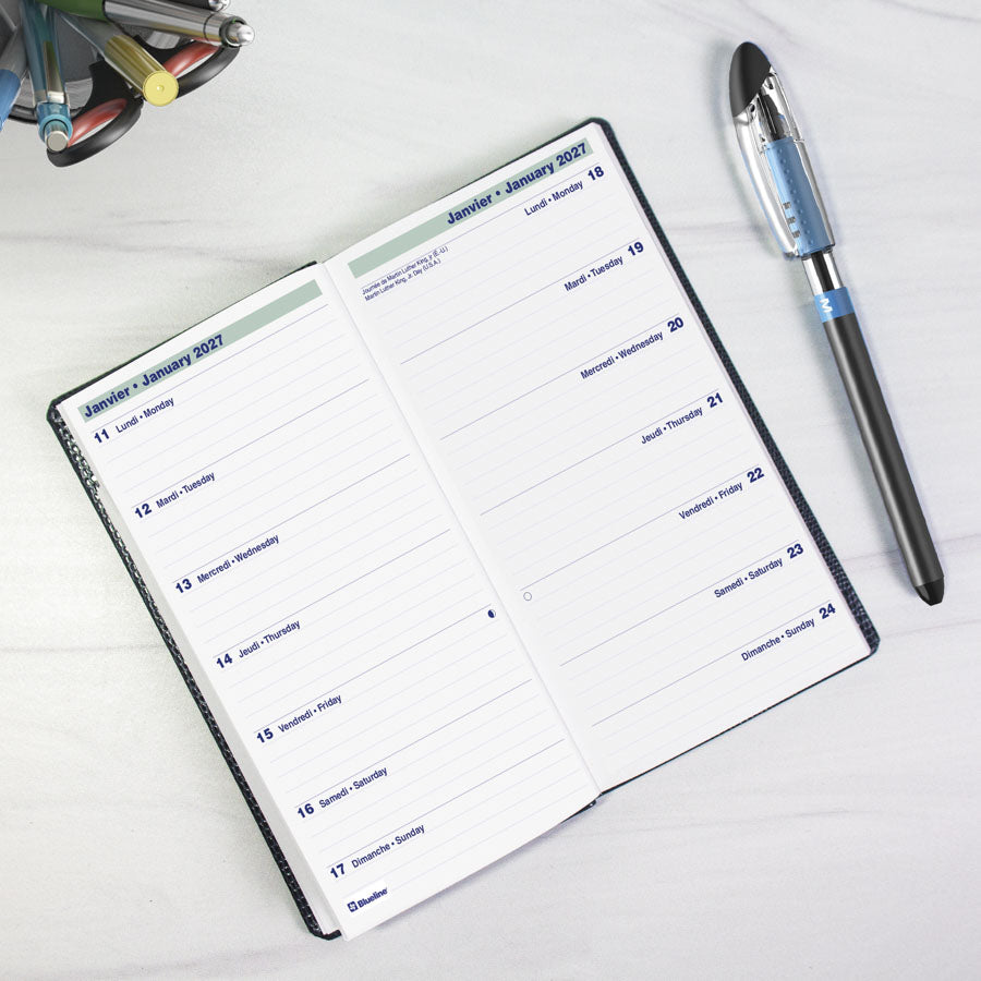 Blueline/Brownline Two-Week Pocket Planner C5626.81Z/C5626.81BZ