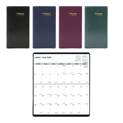 Blueline Essential Monthly Pocket Planner CA12B.AST