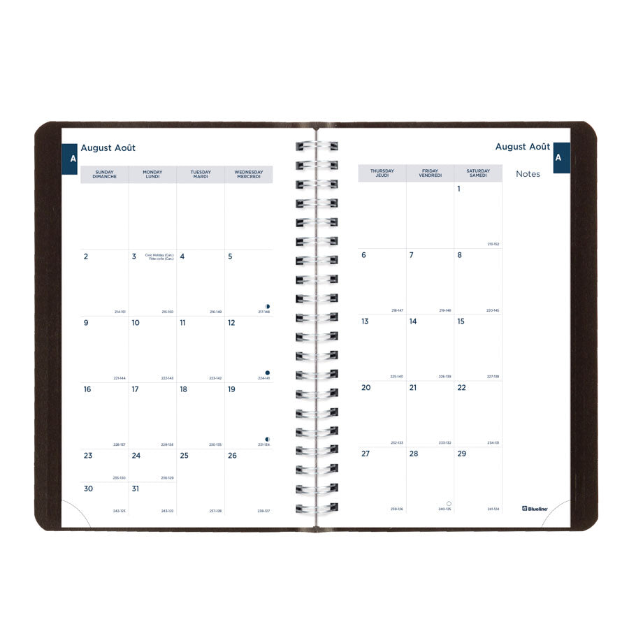 CA201B.BLK   AGENDA QUOTIDIEN ACADÉMIQUE