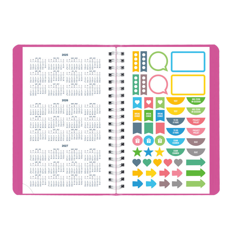 CA201BF AGENDA QUOTIDIEN ACADÉMIQUE