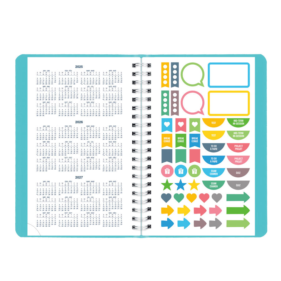 CA201BF AGENDA QUOTIDIEN ACADÉMIQUE