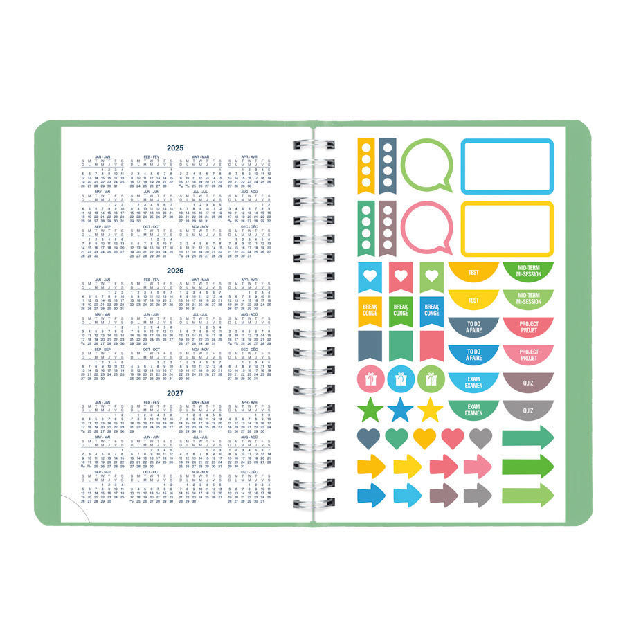 CA201BF AGENDA QUOTIDIEN ACADÉMIQUE