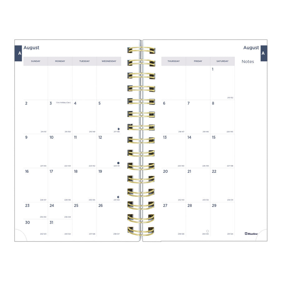 Blueline Essential Academic Daily Planner CA214PH