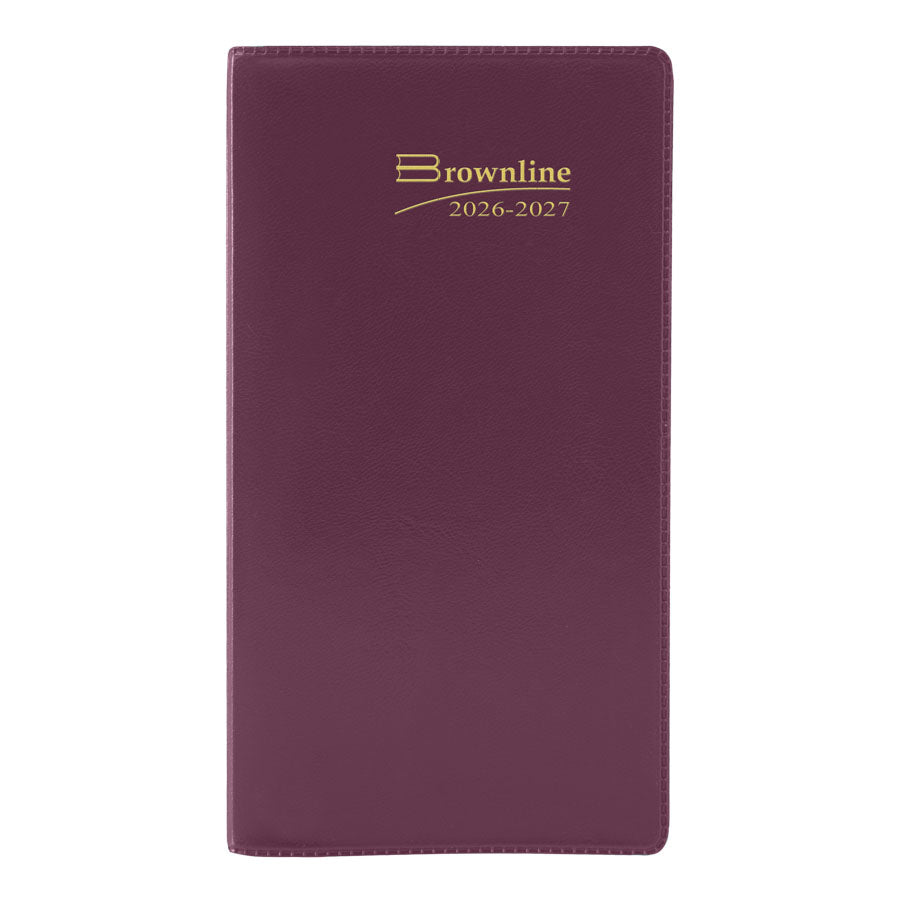 Brownline Two-Year Monthly Pocket Planner CA24.AST