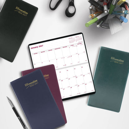 Brownline Two-Year Monthly Pocket Planner CA24.AST