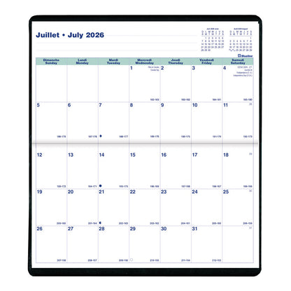 CA24B.AST Blueline Essential Two-Year Monthly Pocket Planner