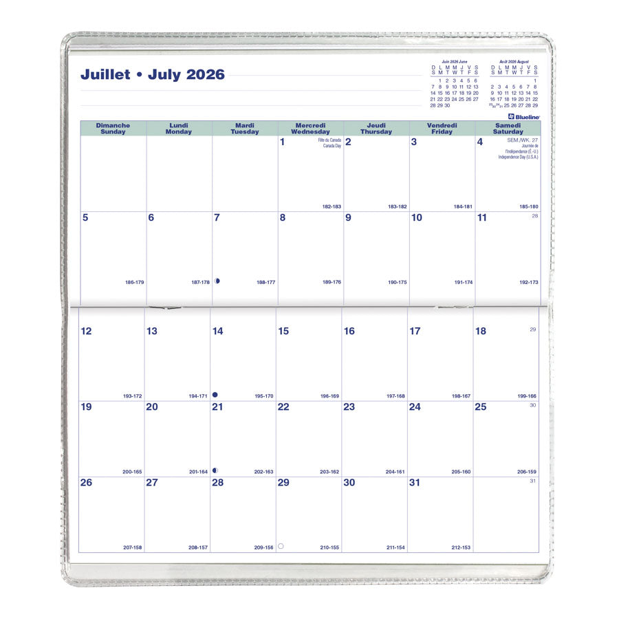 CA412B.ASX Blueline Essential Monthly Pocket Planner