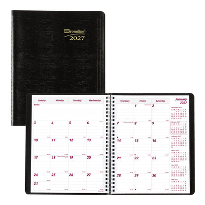 Brownline Essential Monthly Planner CB1200.BLK