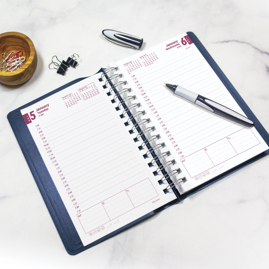 CB634W Brownline Essential Daily Planner
